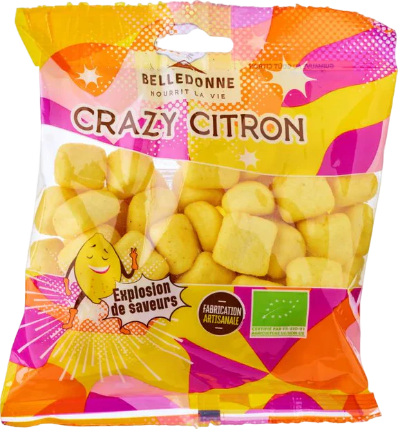 Guimauve crazy citron bio - 120g