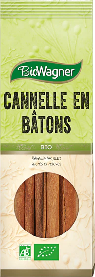Cannelle en bâtons bio - 25g