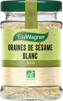 Graines de sésame blanc en bocal bio - 60g