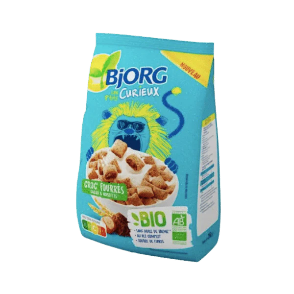 Céréales Bio Croc' kid cacao noisettes - 350g