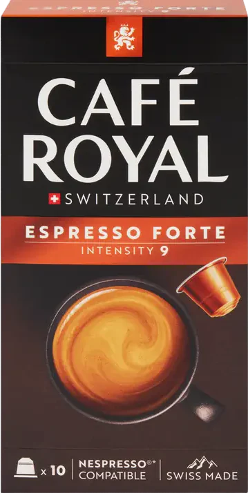 Café espresso forte intensité 9 - 10 capsules compatibles Nespresso - Image 2