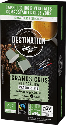 Café en capsules grand cru - 10 unités