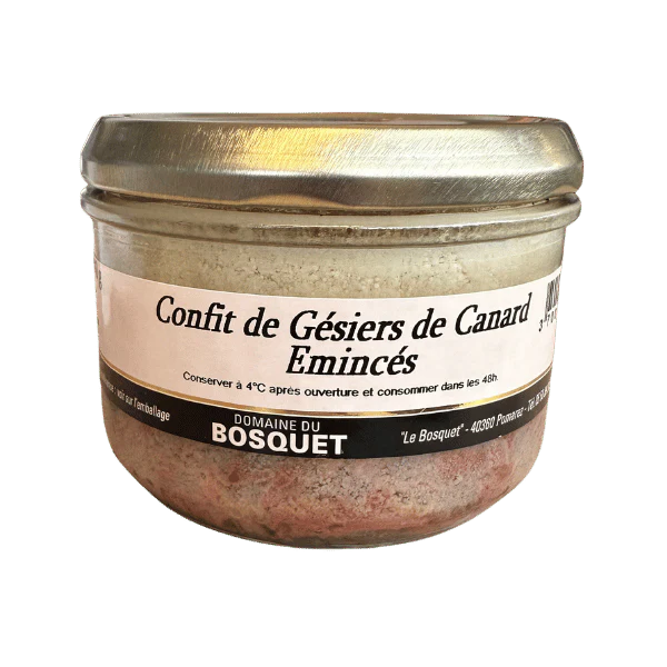 Confit de gésiers de canard émincés - 190g