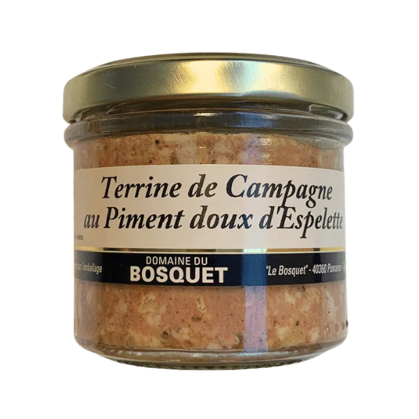 Terrine de campagne au piment doux d'Espelette - 90g - Image 4