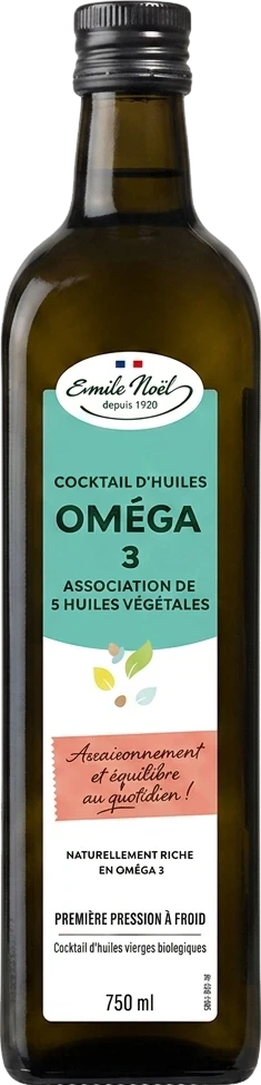 Huile oméga 3 bio - 75cl