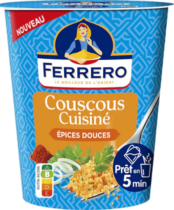 Cup couscous cuisiné épices douces - 80g - Image 2