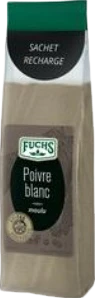 Recharge poivre blanc moulu - 50g