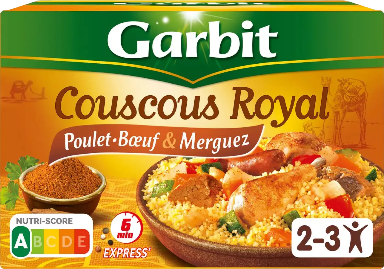 Couscous royal poulet boeuf et merguez - 760g - Image 3