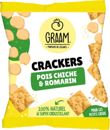Crackers pois chiches et romarin - 30g