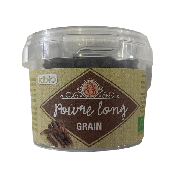 Poivre noir long en grains bio - 40g - Image 2