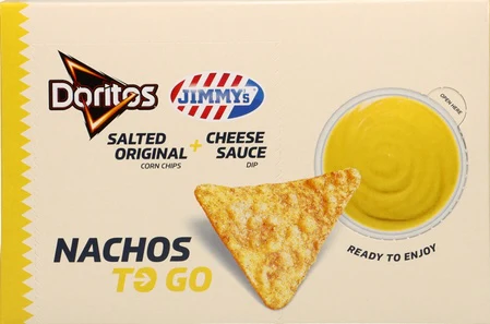 Box chips nachos et sauce au fromage - 190g