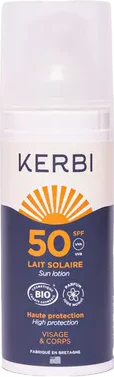 Lait solaire SPF50 adulte - Bio - 50g