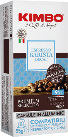 Café nespresso décaféiné intensité 9 - 10 capsules