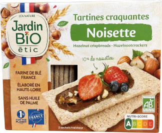 Tartines croquantes noisette bio - 150g