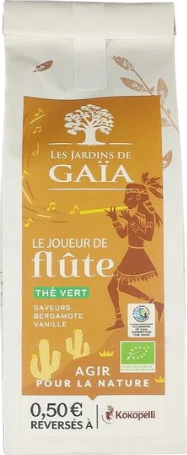 Thé vert saveur bergamote et vanille bio - 100g