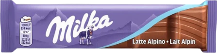 Barre au chocolat au lait alpin - 45g