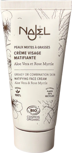 Crème visage matifiante peaux mixtes à grasses bio - 50ml - Image 3