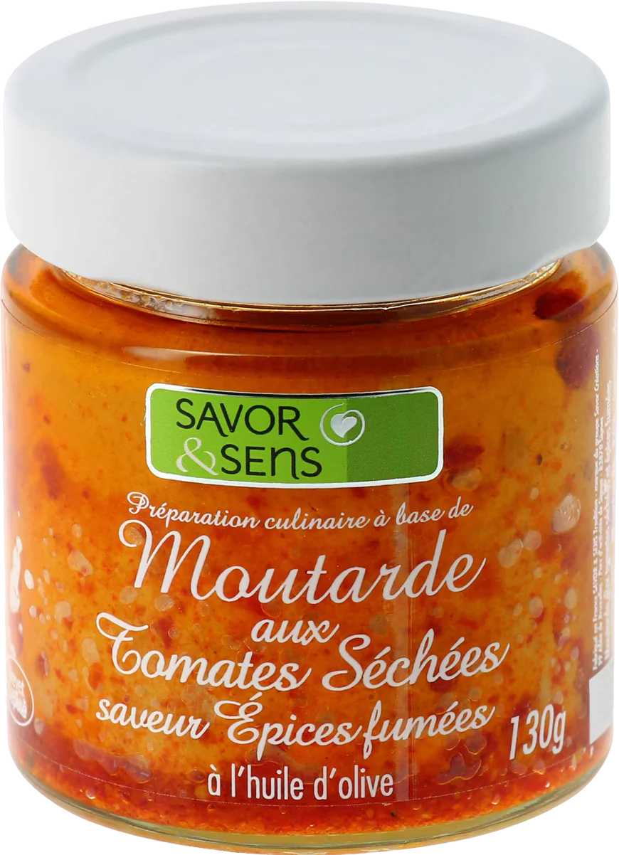 Moutarde aux tomates séchées saveur épices fumées - 190g