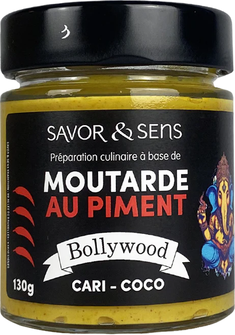 Moutarde pimentée Bollywood - 130g