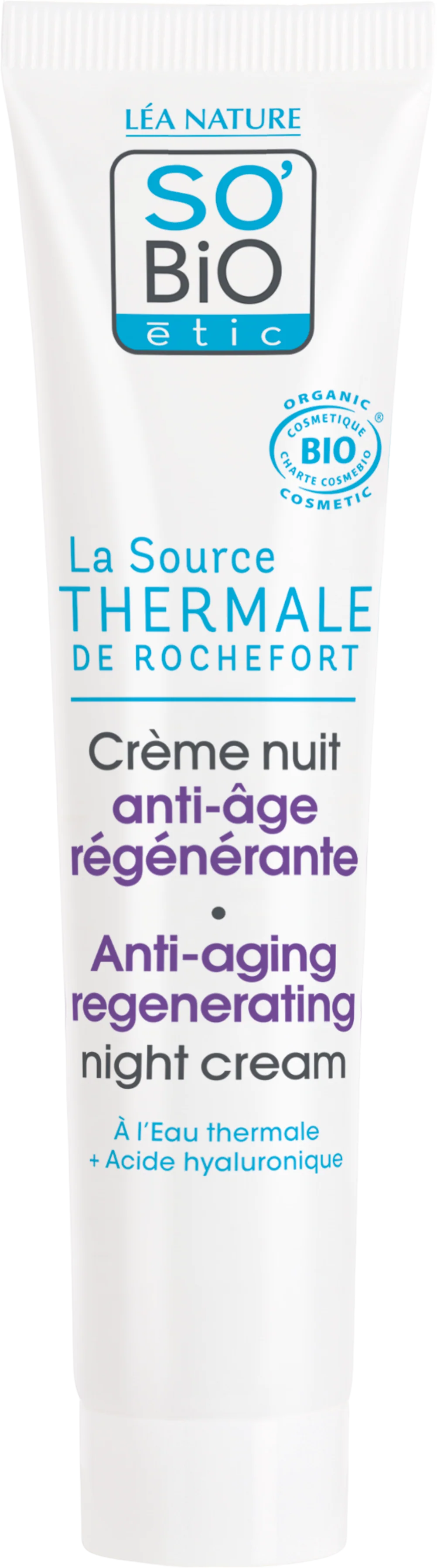 Crème nuit anti-âge régénérante bio - 40ml