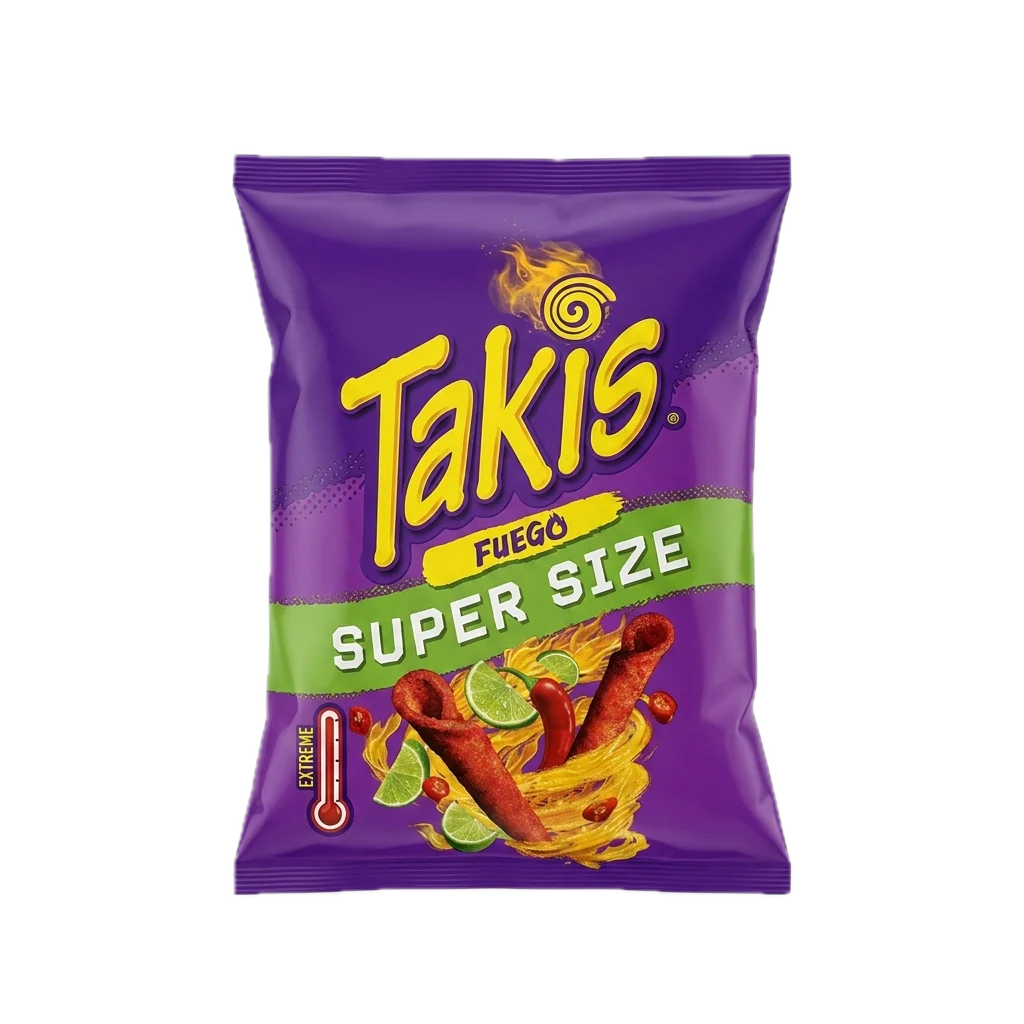 Chips de maïs saveur piment et citron vert - 160g