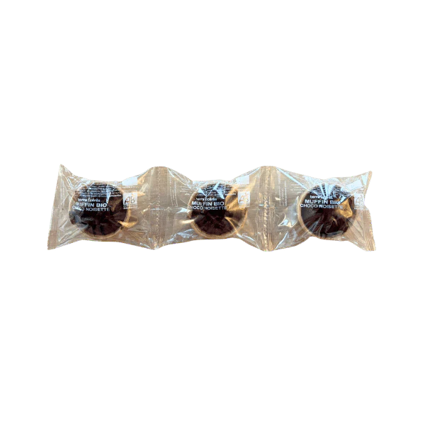 3 mini-muffins chocolat noisette bio - 3x55g - Image 4