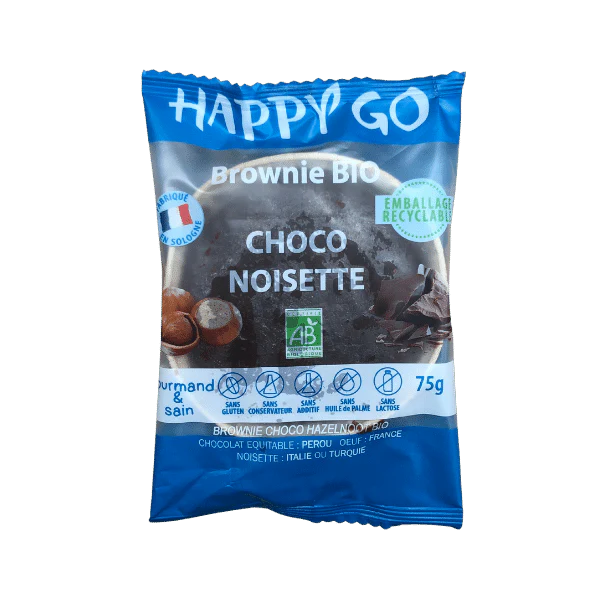 Brownie chocolat noisette bio - 75g - Image 6
