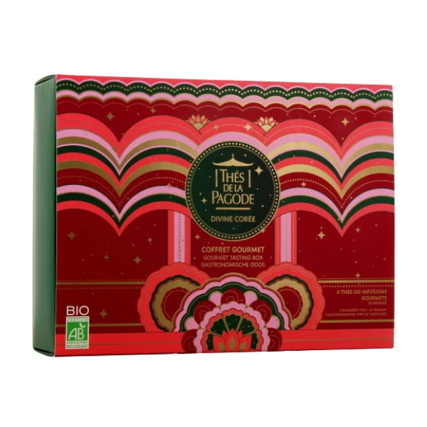 Coffret découverte thés ou infusions bio - 32 sachets